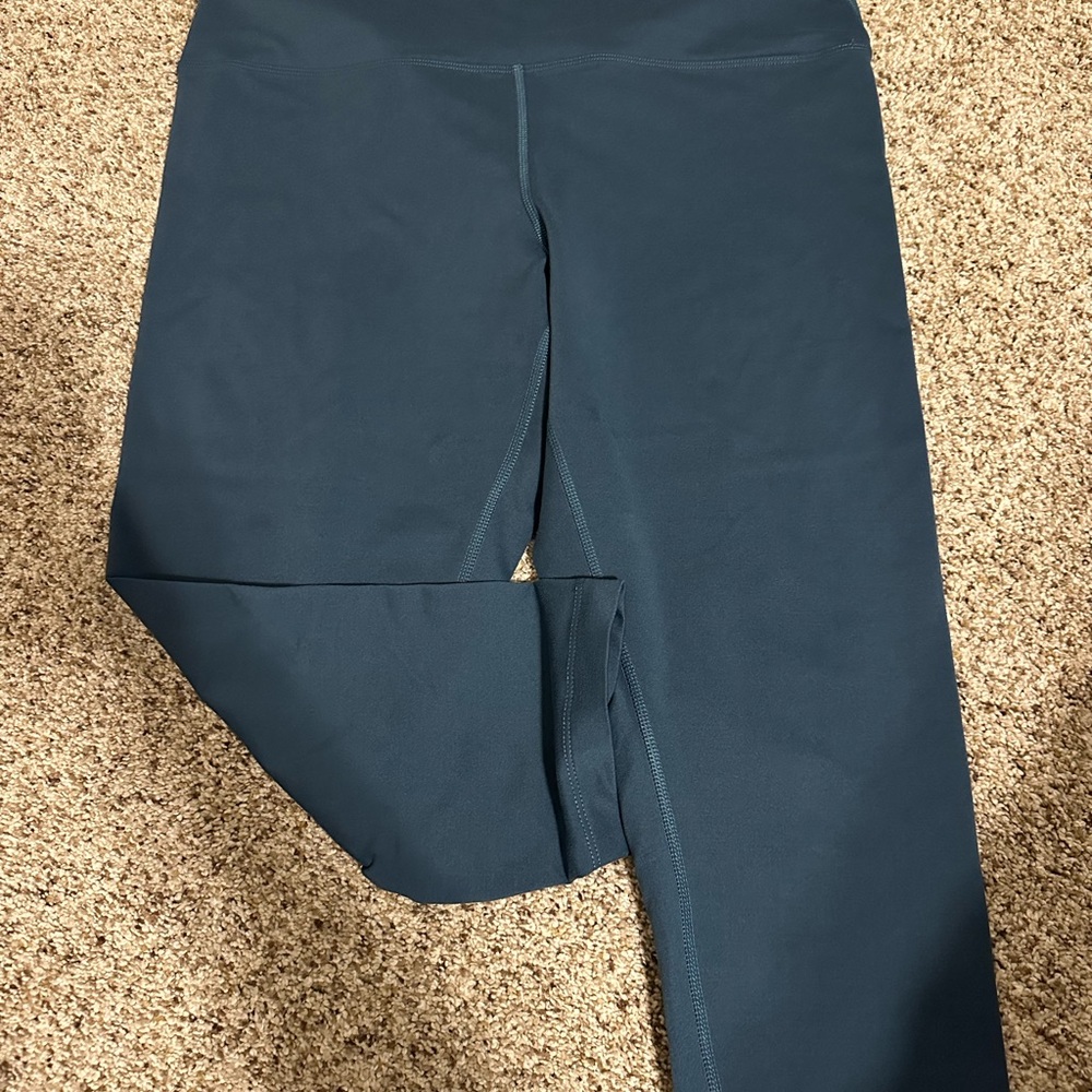Women’s Teal High Rise Matte Leggings